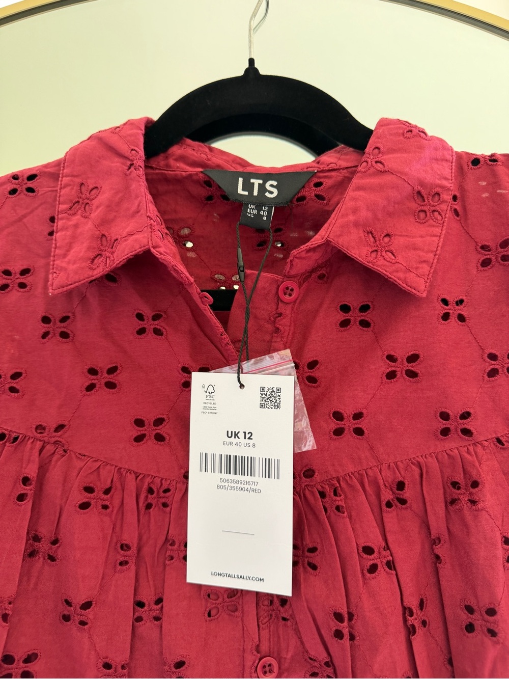 LTS Button-Down Blouse - Picture 2 of 4